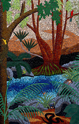 Kondalilla mosaic murals