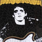 Lou Reed transformer mosaic completed and grouted