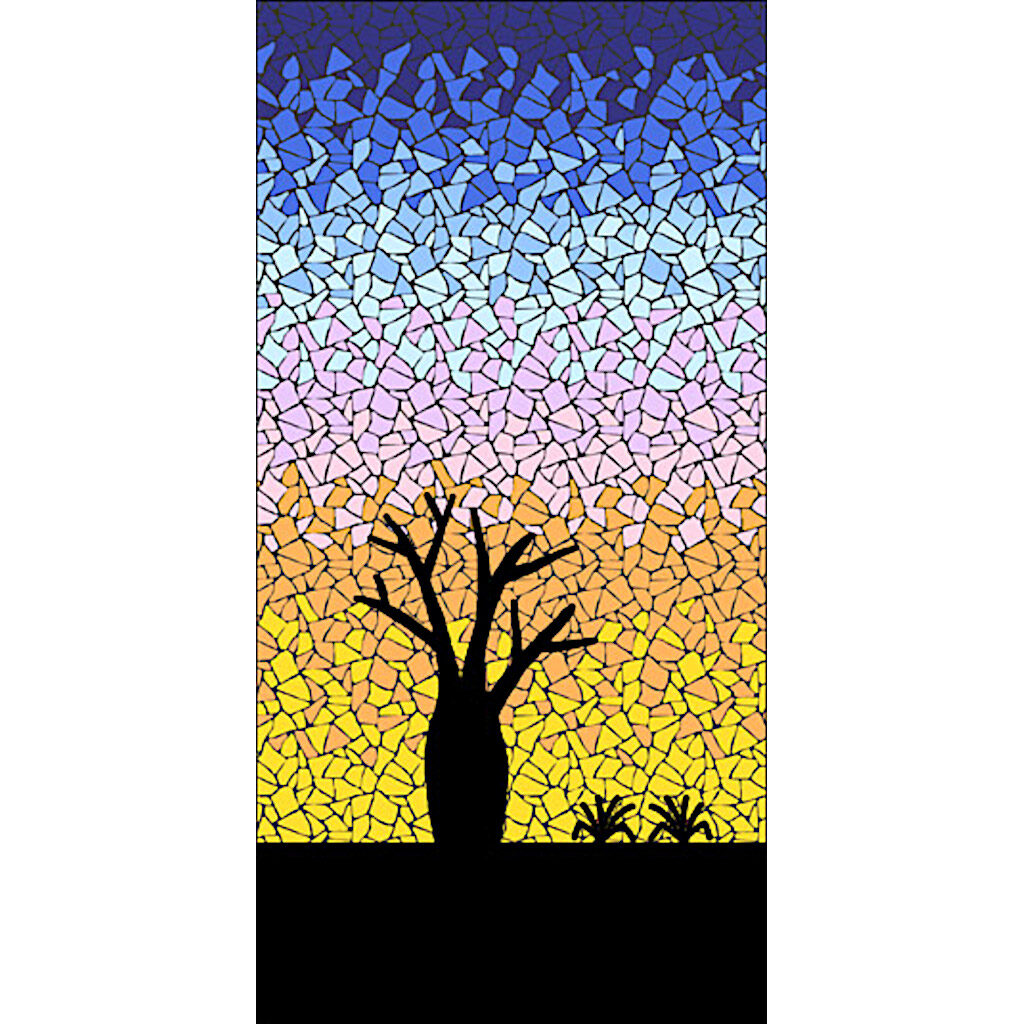 Baobab Dawn Mosaic Kit Brett Campbell Mosaics 5328