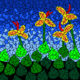 Canna Lillies mosaic kit design for instruction booklet